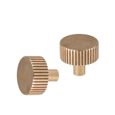 China Modern Home Decorative Brass Furniture Cabinet And Windows Round Pulls Handle Copper Knobs for sale