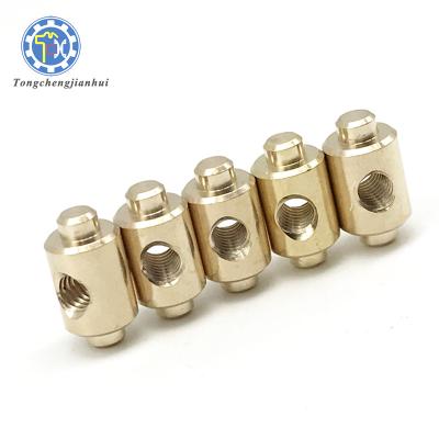 China ODM China Factory Supply CNC Machining Brass Copper Alloy Rivet Pipe Fittings 12mm for sale