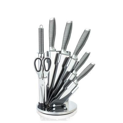 China Viable Wholesale Stocked High Quality 8pcs Stainless Steel Kitchen Knife Set for sale