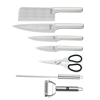 China Professional 8PCS Stainless Steel Kitchen Sustainable Chef Knife Set Stocked for sale