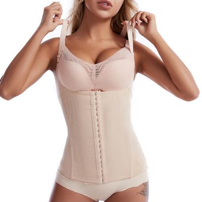 China Wholesale Breathable Postpartum Abdomen Belt Ties Corset Waist Trainer Slim Body Shaper Tummy Control With Hook for sale