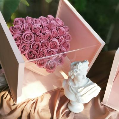 China Eco-friendly 2020 popular instagram florist flower box supplies for valentine's gift for sale