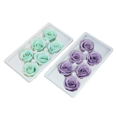 China Fashional Gift Wholesale Kunming Preserved Rose Flower Last For A Year For Preserved Rose Acrylic Box for sale