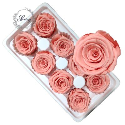 China Fashional Gift Soft Touch Immortal Real Flowers Frozen Roses For The Most Luxurious Gift for sale