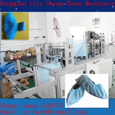 China Automatic non-woven shoes cover making machine with high quality for sale