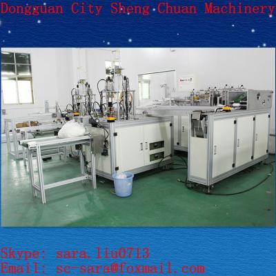 China Full Automatic Mask Production Line for Medical Surgical Mask Making for sale