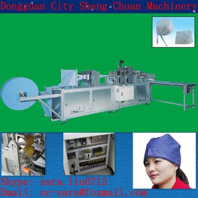 China Hot Sale Automatic Non-woven Surgical Cap Making Machine for sale