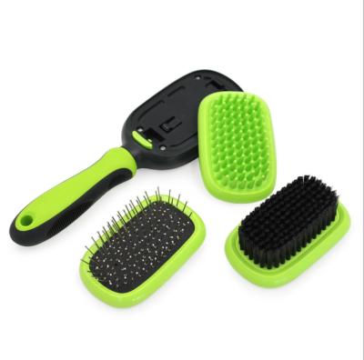 China Viable 5 in 1 Pet Grooming Comb Set for Pet Brush Cleaning Mold Slicker for sale