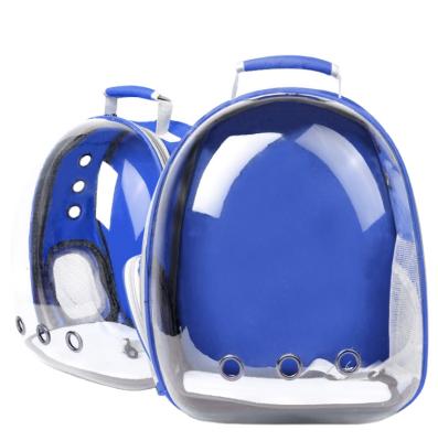 China Transparent Summer Breathable Outdoor Travel Space Capsule Pet Carrier Bag Backpack for Pets for sale