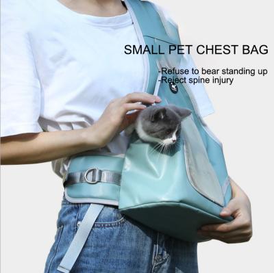 China Factory Price Breathable Wholesale Pet Cage Bag Sling Carrier Pet Bags Pet Shoulder Bag Dog Backpack Carrier for sale