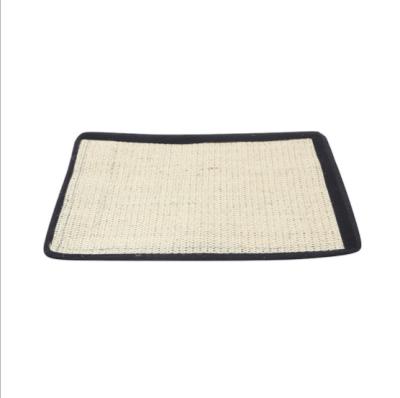 China Viable Factory Wholesale Sisal Supplies Large Pet Cat Scratching Pad Table Protective Legs for sale