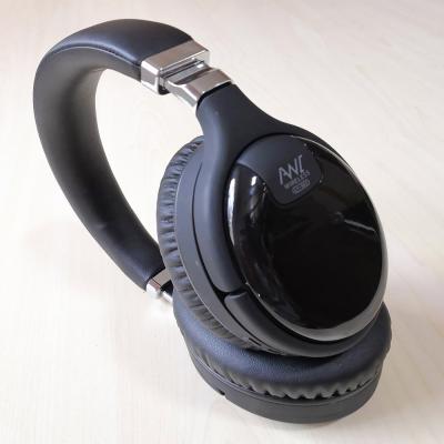 China Earphone Noise Canceling Headsfree Audifonos Scam Stereo Black Blue Tooth Headband Wireless ANC Earphone for sale