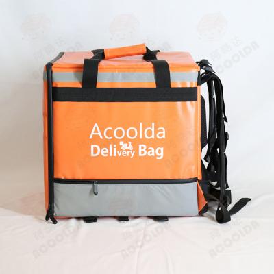 China Large Capacity Waterproof Commercial Food Delivery Bag For Motorcycle for sale