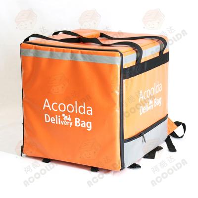 China Waterproof Backpack Delivery Bag Pizza Box Food Delivery Bags For Scooter / Bike for sale