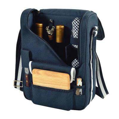 China Waterproof Hot Selling Durable Widely Used Insulated Promotional Portable Picnic Red Wine Cooler Bag for sale