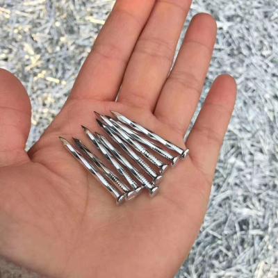 China Cement Flat Special Nail Angular Iron Galvanized Steel Concrete Nail for sale