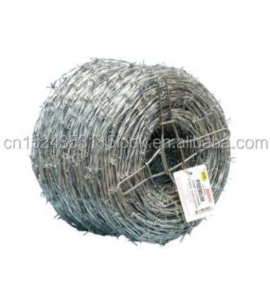 China Grass Boundary Protection 2 Mm 50 Kg Roll Durability Reverse Hot Dipped Galvanized High Twist Galvanized Burr Wire for sale