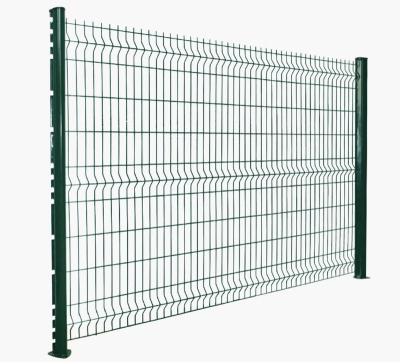 China High Quality Easily Assembled Plastic Triangular Bending Dip Fence PVC Coated 3d Curved Welded for sale