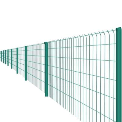 China Easily Assembled High Quality Road Pond Breeding Fence Net 3d Mesh Fence PVC Coated Welded Wire Mesh Panel for sale