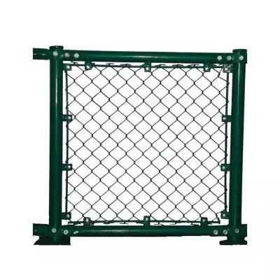 China Factory Supply Easily Assembled Hot Dipped Galvanized 8 Foot Porcelain Link Fence For Stadium Farm Protection Prison for sale