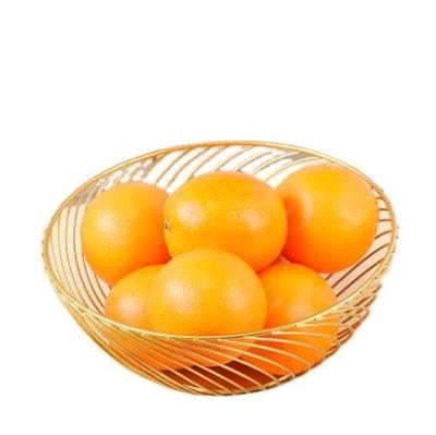 China Universal Gift Stackable Basket New Year Decoration Iron Fruit Basket Home Living Room Desktop Fruit and Vegetable Tools for sale