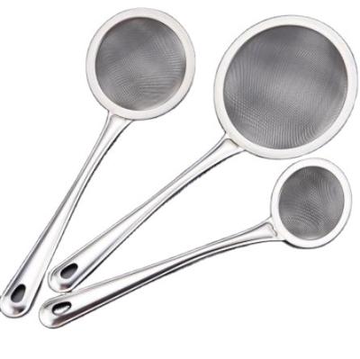 China 201 Viable Spoon of Kitchen Scraps Colander Sieve for sale