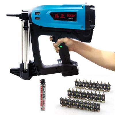 China Cordless Gas Nail Gun Gsn50 Battery Uesd For Gas Snapped Concrete Nail Gun Tool Air Concrete Stong Steel Nail Gun for sale