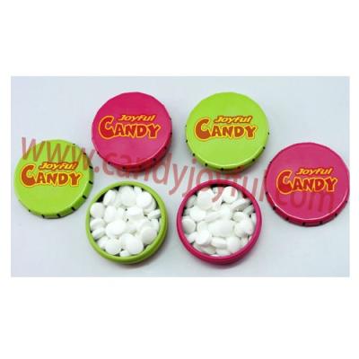 China Promotional Sugar Free Mint Candy Sugar Free With Tin for sale