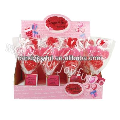 China Natural Valentines Day Candy Gifts / Lollipop Bouquet for sale