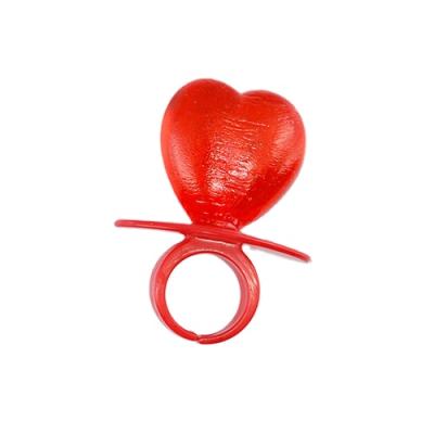 China Natural Heart Shaped 3D Ring Candy / Valentines Day Candy for sale