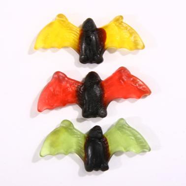 China Natural Bat Shape Halloween Gummy Candy for sale