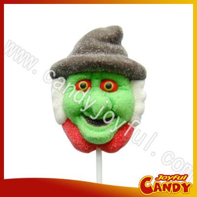 China JF3013 Halloween Natural Marshmallow Lollipop Candy for sale