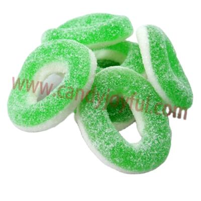 China Hot Selling Ring Shaped Gummy Natural Candy Flavor Fruit for sale