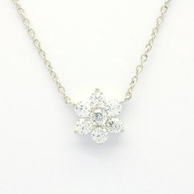 China Wholesale Elegant CLASSIC 925 Silver Cluster Necklaces Jewelry Set For Women for sale