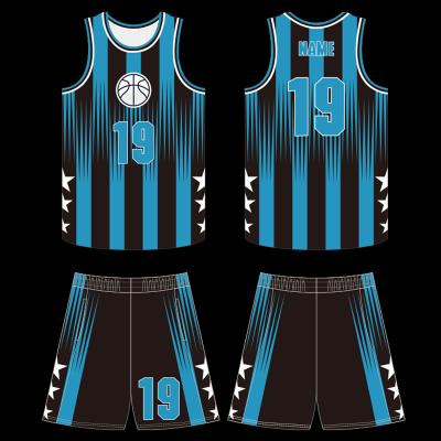 China High Quality Cheap Names and Numbers Breathable Basketball Uniform Tank Tops EXW Basketball Uniform Set Custom Basketball Uniform for sale