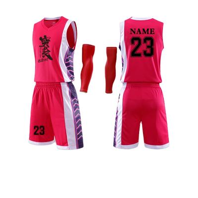 China Cool Breathable Customize Quick Dry Customize High Quality Youth Basketball Uniform Breathable Basketball Uniforms Uniforms for sale