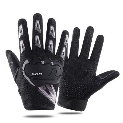 China 2021 New Breathable Fall/Winter All-Finger Mountain Bike Gloves Sports Non-slip Riding Professional Cycling Gloves for sale