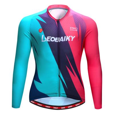 China 2021 Breathable British Sports Cycling Set Quick Dry Moisture Anti Wicking Long Sleeve Cycling Jersey Bike for sale