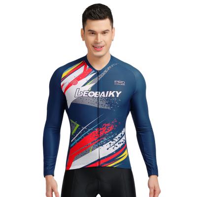 China 2021 Sale 2021 Breathable Top Long Sleeve Bike Clothing Customized Design Bicycle Jersey Cycling Top For Men for sale