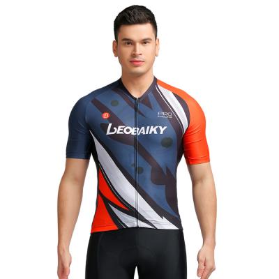 China Custom Full Zipper Cycling Tank Top Cycling Jersey Shirt Bike Breathable Cycling Clothing Man for sale