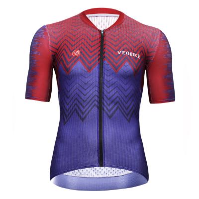 China Breathable Custom Short Sleeve Mens Cycling Jersey Top Breathable Cycle Clothing Mens Bike Top Sports for sale