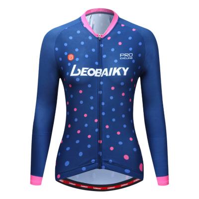 China Women Breathable Darevie Reflective Cycling Bike Top With Shirt With Long Sleeves for sale