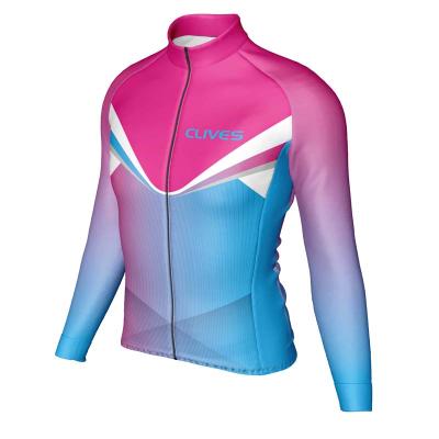 China Factory Customization Autumn Winter Long Sleeve Warm Cycling Mountain Bike Wholesale Cycling Tank Top Women for sale