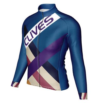 China Wholesale Custom Made Breathable Cycling Suit Autumn Winter Thin Fleece Long Sleeve Bicycle Suit Road Cycling Equipment 2021 for sale