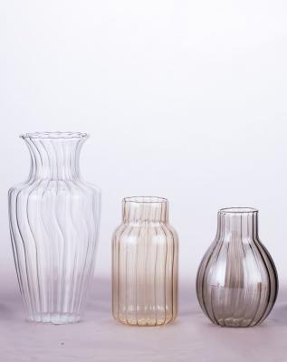 China CLASSIC Home Decor Electricplated Borosilicate Glass Flower Vases for sale