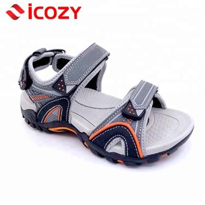 China Anti-Smell PU Summer Beach Upper Shoes For Teenager Boys Shoes Sandals for sale