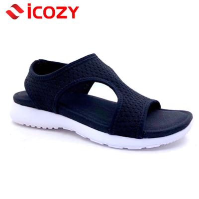 China DM Summer Beach Ladies Casual Sandals And Women Knit Comfortable Shoes for sale