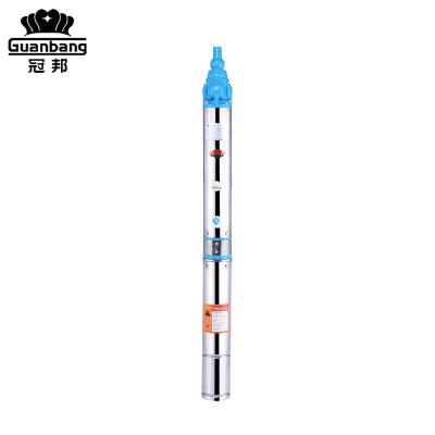 China High Efficiency 1-7 Hp Borehole Submersible Water Pump 4 Inch Deep Well Pump for sale