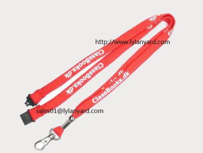 China Wholesale Hollow Polyester Tubular Lanyard With Metal Bead for sale