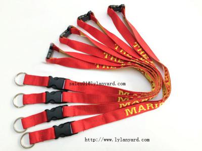 China Wholesale Event Promotional Woven Lanyard with Customer Logo for sale